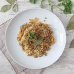Quinoa con lentejas al curry
